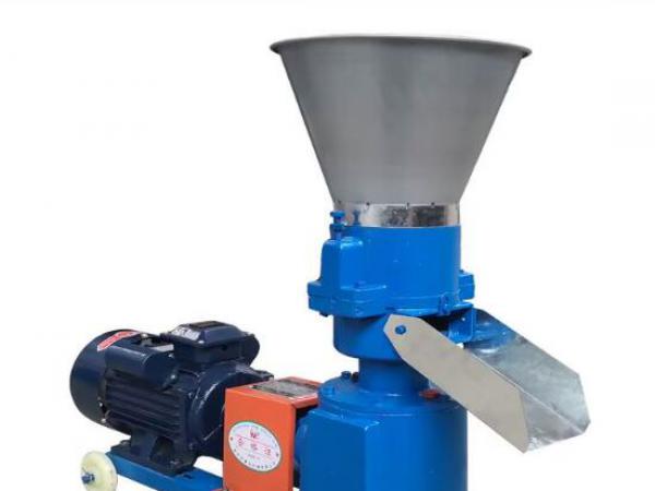 Household small chicken rabbit pig pellet feed machine wet and dry flat mold gra