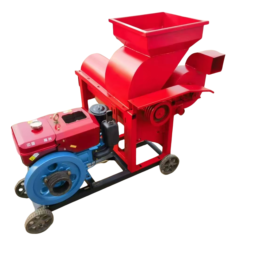 850 Type Corn Peeling and Thresher  Machine Motor power  Diesel Engine and Stick
