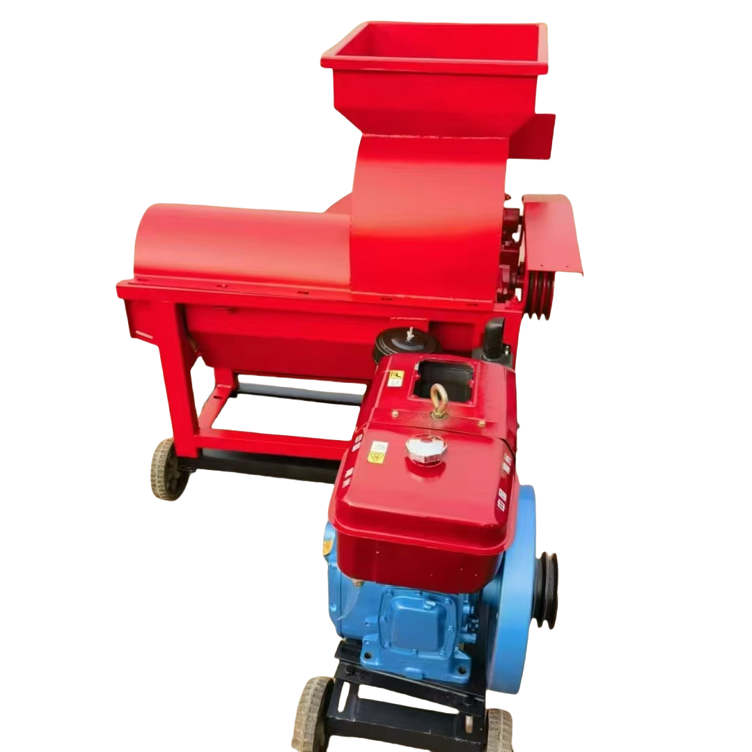 850 Type Corn Peeling and Thresher  Machine Motor power  Diesel Engine and Stick