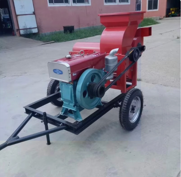 850 Type Corn Peeling and Thresher  Machine Motor power  Diesel Engine and Stick