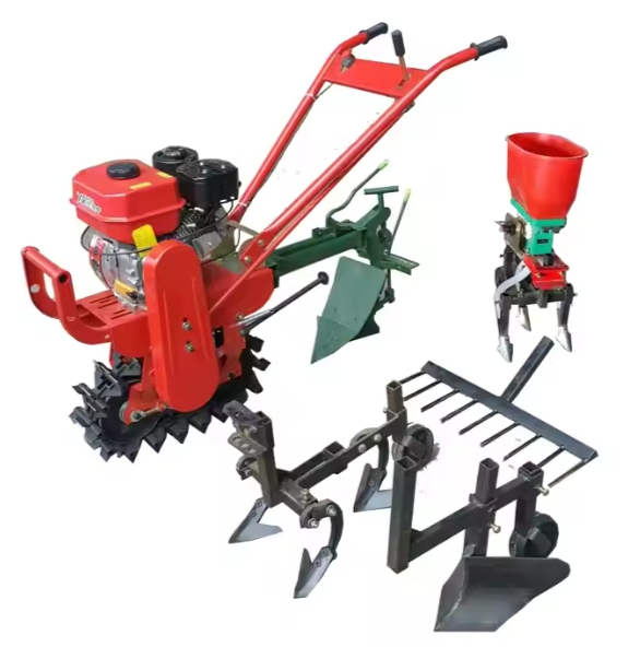 Multifuctional Agricultural Track Micro tiller machinery  Gasoline Diesel Engine