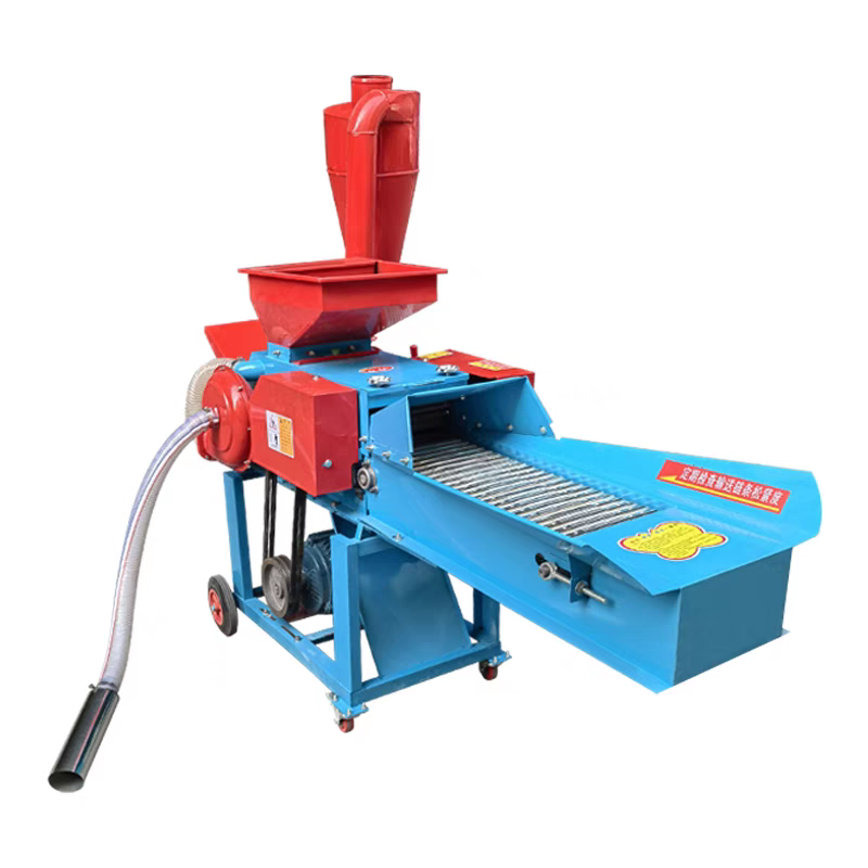 Horizontal Chaff Cutter Machine Straw Kneading Silk Grass Cutter Machine  Hay Gr