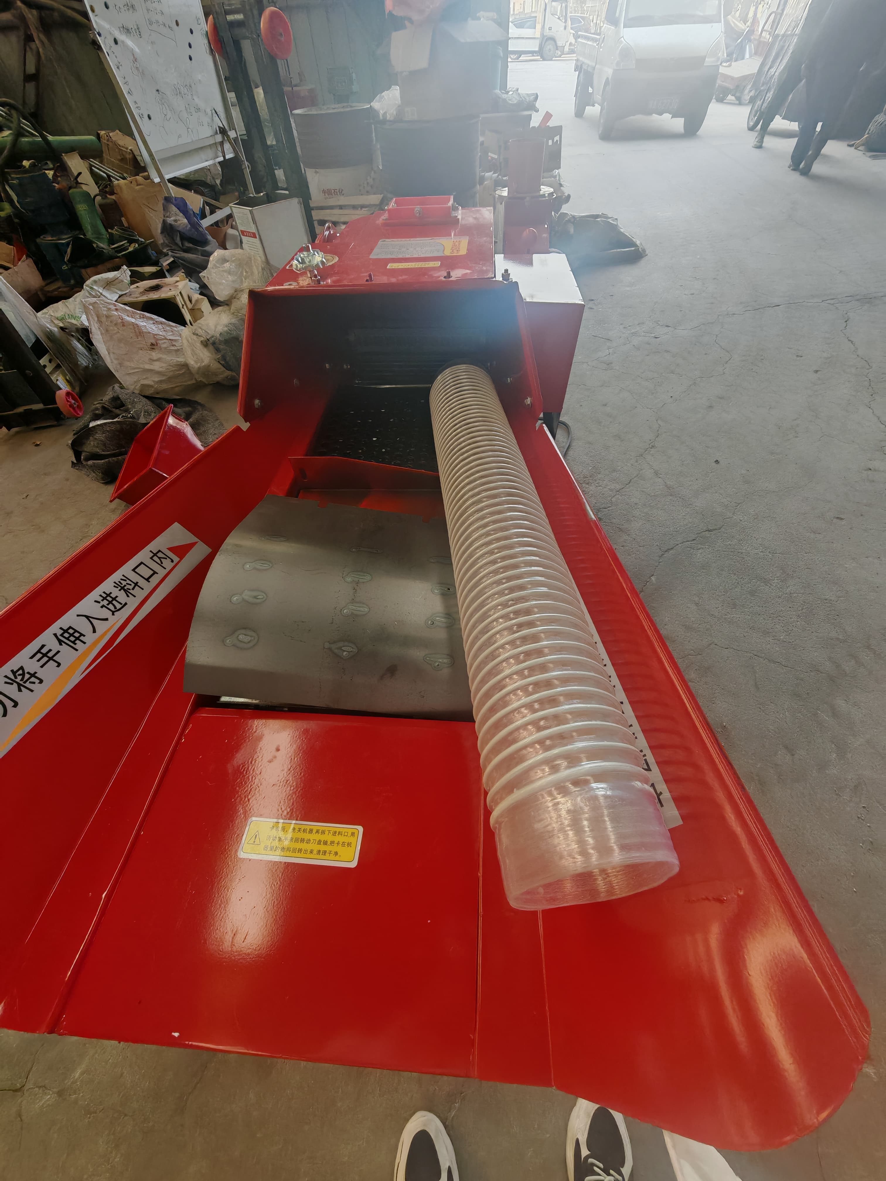 Horizontal Chaff Cutter Machine Straw Kneading Silk Grass Cutter Machine  Hay Gr