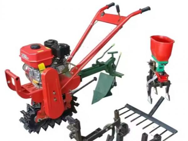 Multifuctional Agricultural Track Micro tiller machinery  Gasoline Diesel Engine