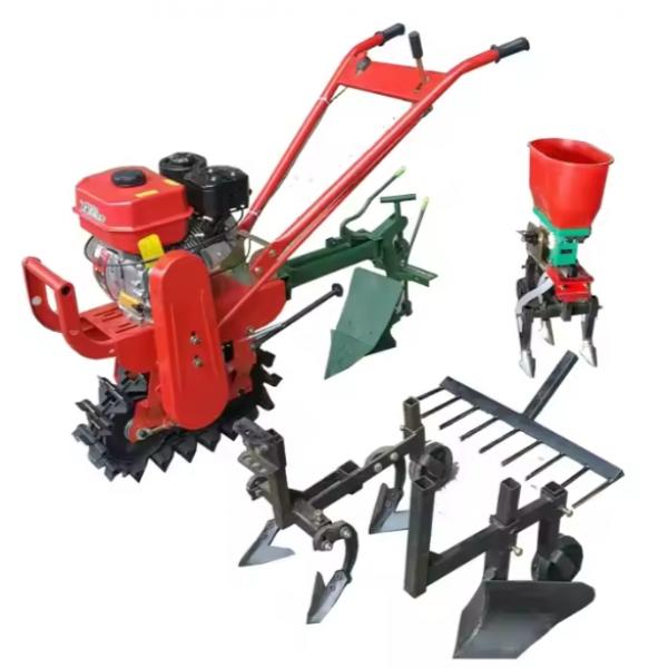 Multifuctional Agricultural Track Micro tiller machinery  Gasoline Diesel Engine